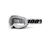 100% Strata 2 Essential Gafas de motocross, negro-blanco