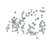100 Stück natürliche Abalone-Muschel-Bündenmarkierungen, Gitarren-Inlay-Punkte in leuchtenden Farben mit glatter Oberfläche, runde Griffbrett-Markierungen für Gitarre, Ukulele,