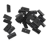 100 sujetadores de suelo compuestos, resistentes, sistemas de bloqueo profesionales para una instalación segura, fijación segura de la cubierta