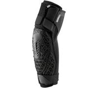 100% Surpass Protectores de codo, negro, Talla S