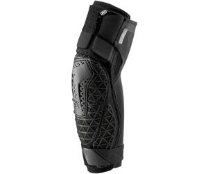 100% Surpass Protectores de codo, negro, Talla S