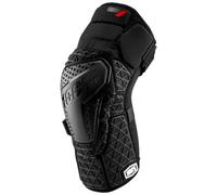 100% Surpass Protectores de rodilla, negro, Talla M