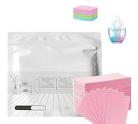 100 tabletas de limpieza de suelos, limpiador multisuperficie, hojas concentradas dissolvables para madera dura, baldosas y laminados, tabletas de descontaminación multiefecto (rosa, talla única)