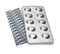 100 tabletas de reactivo DPD 3 para fotómetro para medir: cloro total, cloro unido en el agua de la piscina - adecuado para PoolLab y otros fotómetros de mano