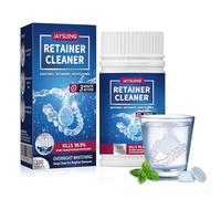 100 Tabletas Limpiadoras De Retenedores, Pastillas Para Limpieza De Dentaduras Postizas, Protectores Bucales Limpios, Para FéRulas Dentales, Dentaduras