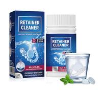 100 Tabletas Limpiadoras Para FéRula Dental, Tabletas Limpiadoras Para PróTesis Dentales, Pastillas De Limpieza Retainer, Limpieza En 3 Minutos, Elimina Manchas, FéRulas