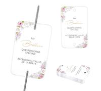 100 Tag Stelline Scintillanti Gadget Matrimonio, Fogli Etichette Scintille Luminose Matrimonio, Fai Brillare Questo Giorno Speciale Cartoncini Decorazioni, Matrimoni, Lauree, Compleanni (G104)