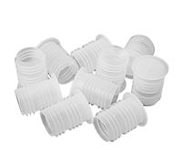 100 tapones de plástico transparentes para botellas de vino para tarros de nueces de sal