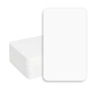 100 Tarjetas Blancas DIN A6 - Cartulina Marfil Premium 270g/m² para Personalizar, con Esquinas Redondas, Imprimibles - Para Invitaciones Bodas, Menús, Tarjetas de Visita, Agradecimiento, Fiestas