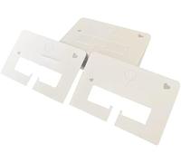 100 tarjetas de presentación de pinzas para el pelo de color blanco, con lazo para el pelo, tarjetas de embalaje para accesorios para el cabello, cartón, pinzas para el pelo, pinzas y pasadores