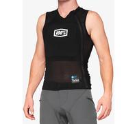 100% Tarka Chaleco protector, negro, Talla XL