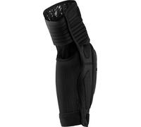 100% Teratec Plus Protectores de codo de bicicleta, negro, Talla S