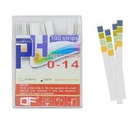 100 tiras de prueba de orina, PH, papel de prueba de líquido amniótico, bases ácidas de cuatro colores, tiras para infecciones del tracto urinario, papel indicador, para prueba de agua, acuario