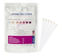 100 tiras reactivas de cetosis, Keto Sticks, para obtener resultados instantáneos de cetosis, ideales para la dieta cetogénica y la nutrición. Prácticas y rápidas, para uso doméstico.