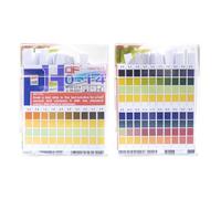100 tiras reactivas de PH, tiras de prueba de orina, tiras de prueba de PH, papel PH, base ácida de cuatro colores, rango de medición (PH 0-14), tiras de prueba de bases ácidas para el hogar, acuarios