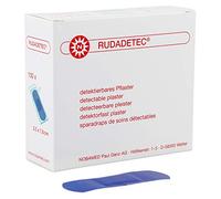 100 tiritas detectables Rudadetectierbare Blue, tamaño: 2,5 cm x 7,6 cm
