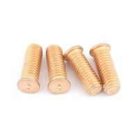 100 tornillos de soldadura por puntos M3 M4 M5 M6 M8 M10 de aluminio, cobre y acero inoxidable, perno de soldadura for descarga de condensadores.(Copper Plated Steel,6MM_M5 (50 PIECES))