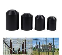 100 tubos termorretráctiles de poliolefina con capa, sello impermeable para extremos de cable en telecomunicaciones y energía (15 x 45 mm)