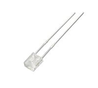 100 Uds 2x3x4 diodo LED Ultra brillante transparente Kit de diodos emisores de luz blanco verde rojo amarillo azul LED 2 * 3 * 4mm lámpara de iluminación(100pcs white)