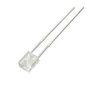 100 Uds 2x3x4 diodo LED Ultra brillante transparente Kit de diodos emisores de luz blanco verde rojo amarillo azul LED 2 * 3 * 4mm lámpara de iluminación(100pcs red)