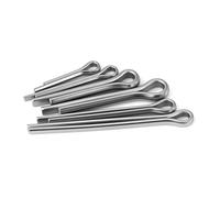 100 Uds 304 pasador de chaveta acero inoxidable en U fijación bloqueo eje Metal pasadores divididos M3-M8 para Mecánica, Garaje(M3.2,15mm)