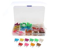 100 Uds 3A 5A 7. 10A 15A 20A 25A 30A 35A 40A ATC ATO Auto camión Kit de fusibles hoja Regular