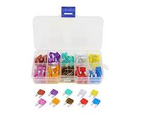 100 Uds 3A 5A 7. 10A 15A 20A 25A 30A 35A 40A ATM Auto camión Mini hoja tipo fusible Kit