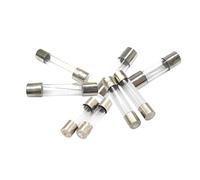 100 Uds., 5 * 20mm6*30mm, tubo fusible de vidrio de soplado rápido, 250V, 0,1/0,2/0,3/0,5/1/2/3/4/5/6/8/10/15/20/25/30A, componente electrónico(5x20,0.5A)