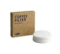100 Uds 51 mm/58 mm Café Blanco Filtrar Papel Tazón Papel Filtro Secundario Agua Accesorios de Café Accesorios de Máquina