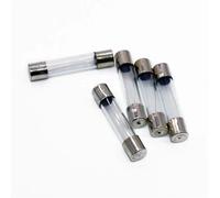 100 Uds 5x20mm fusible de tubo de vidrio de soplado rápido Kit surtido fusibles de vidrio de soplado rápido 1A 2A 3A 5A 6A 8A 10A 12A 15A 20A/250V 5 * 20mm(0.25A)