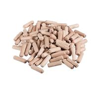 100 Uds 6x2 0/6x4 0/8x3 0/8x4 0/8x5 0/8x6 0/10x30mm pasador de madera secado en horno estriado biselado accesorios for muebles de madera dura(10 x 30mm)