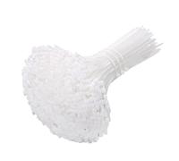100 Uds ancho 10mm L400-1200mm Blanco/negro autoblocante Nylon brida for cables Industrial sujetar organizador alambre ZipTie(WHITE,10x720-100pcs)