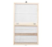 100 Uds Biología Vidrio Preparado Portaobjetos para Microscopio Muestras Portaobjetos de Madera Caja STO 23 * 19 * 4 Portaobjetos para Microscopio de Biología