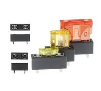 100 Uds. Bloques de seguridad montaje en Panel PCB terminales Micro Mini mediano pequeño soporte fusible coche Universal(Standard)