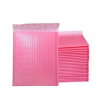 100 Uds. Bolsas de correo para empaquetar sobres negros, embalaje de envío, paquete de entrega de suministros para pequeñas empresas, sobre-rosa-13 * 18cm