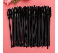 100 Uds. Cepillo Desechable para Pestañas, Varitas para Rímel, Aplicador, Juego de Brochas de Maquillaje (Negro)