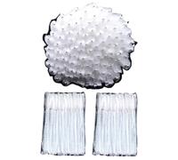 100 Uds. Cepillos for pestañas Spoolies Micro Lash Mascara varitas peines for maquillaje de extensión(100pcs crystal white)