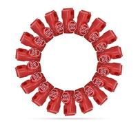 100 Uds. Cerradura de Gancho para Supermercado, Estante de Exhibición Antirrobo, Accesorios de Cierre de Gancho para Tienda Minorista (Apertura 4MM)