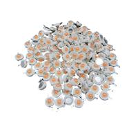 100 Uds. Chip de lámpara LED COB 1W 3W Mini bombilla diodo rojo verde azul 440 660nm(UV 395-400nm,3W)