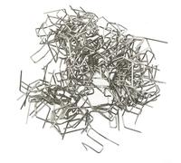 100 Uds clavos precortados de acero inoxidable de 0 6/0 8 mm de diámetro para soldador de plástico y reparación automotriz (B)