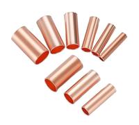 100 Uds. Conector De Terminales Engarzado Cobre Junta Alambre Tubo Accesorios Eléctricos Pequeño(100PCS 2.5mm)