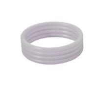 100 Uds CS 2,65mm Junta Tórica De Silicona Sello Goma Rojo Blanco O Anillo ID 3-20mm