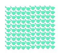 100 Uds. Etiqueta de oreja de ganado, etiqueta de oreja de animal reutilizable de TPU engrosada para ganado lechero, ganado vacuno, yaks, caballos, camellos (Verde)