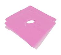 100 Uds. Funda para Reposacabezas, Buena Absorción de Agua, Funda Transpirable Desechable para Reposacabezas para Sillas de Masaje, Funda para Reposacabezas de Masaje de Salón de Spa(Rosa)