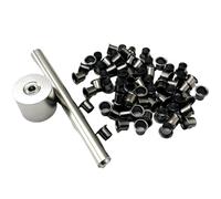 100 Uds K-funda con ojales remaches instalación herramientas de reparación 7,5 MM funda Kydex vainas ojales hebilla clavo Pin