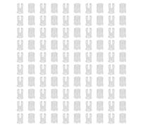 100 Uds. Led Transparentes 3Mm, Pantallas De Nailon para Lámparas Led, Guía De Luz para Proyectos Diy, Ideal para Decoración Y Manualidades con Luz