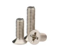 100 uds/lote Tornillos KM niquelados for reparación electrónica M1, 2, 6, 7, M2, 5, M3 y M4(10mm x100pcs,M1.4)