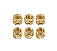 100 Uds M3 3x5x4 Rosca De Latón Moleteado Inserto Roscado Tuerca Inserción for Impresora 3D