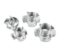 100 Uds M3- M12 Tuerca De Cuatro Garras/tuerca Muebles Hembra Garras/tuercas Ciegas En T Cautivas(M6)