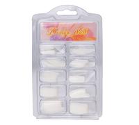 100 Uds Natural/Claro Francés Acrílico Falso Nail Art Fingernail Full/Half Tips Box Nail Printing Machine